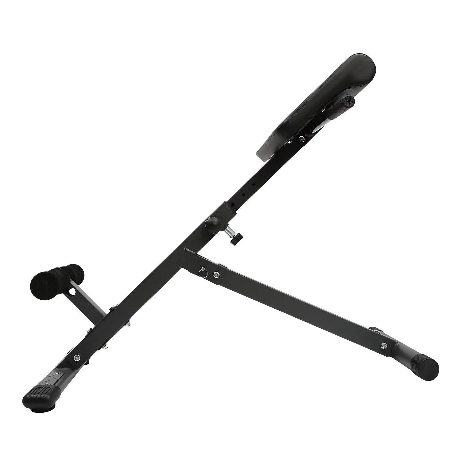 Adjustable Gym 5-Level Extension Workouts Black Sit 330 lbs Chair Roman for Home up Machine Bench