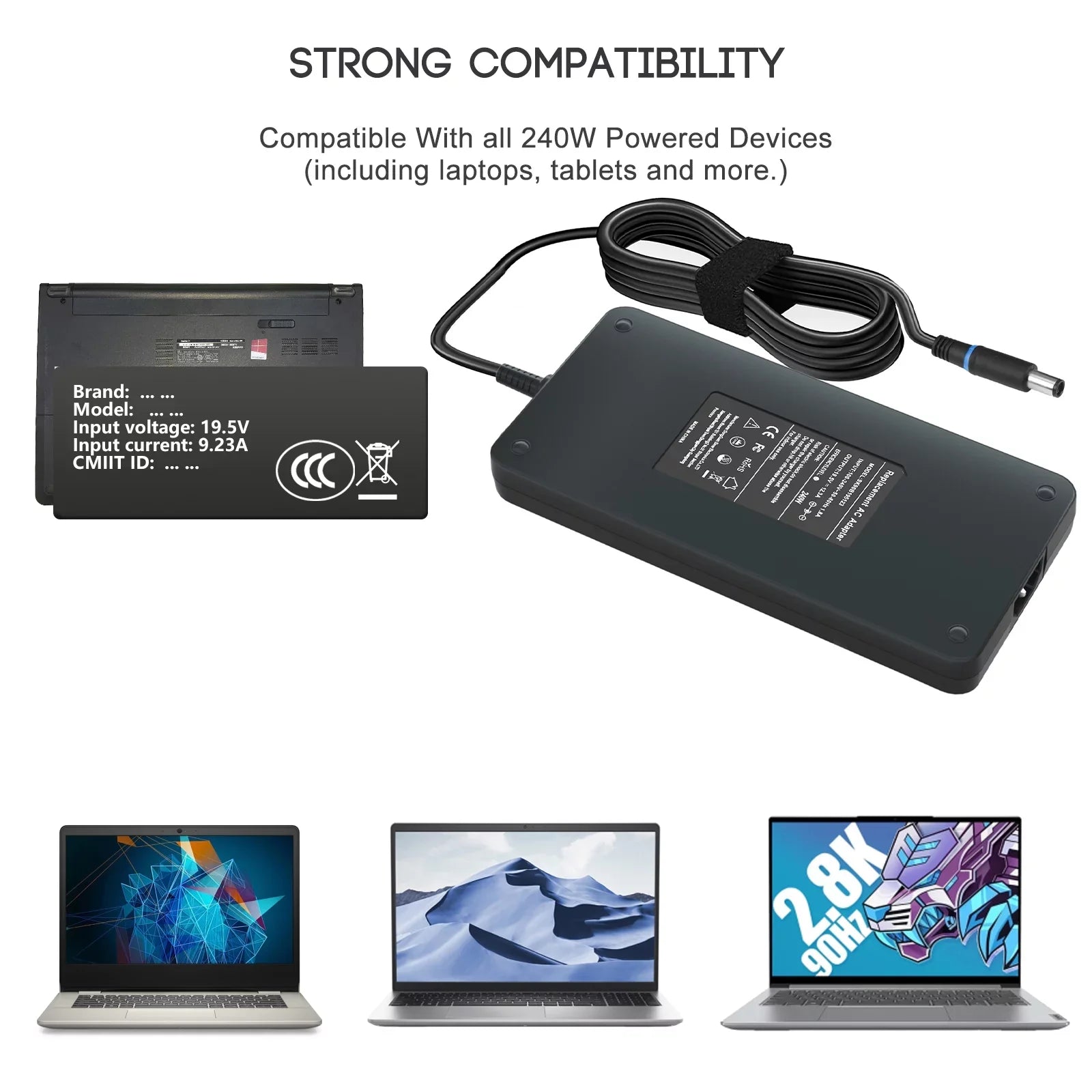 Laptop G7 Supply M17 M4300 R3 Charger Cord R4 AC Alienware R1 M6500 15 for 7710 x51,Precision 180W G3 G5 13 Series R2 240W 7540 R5 Adapter M17x M15 Power M6400 17