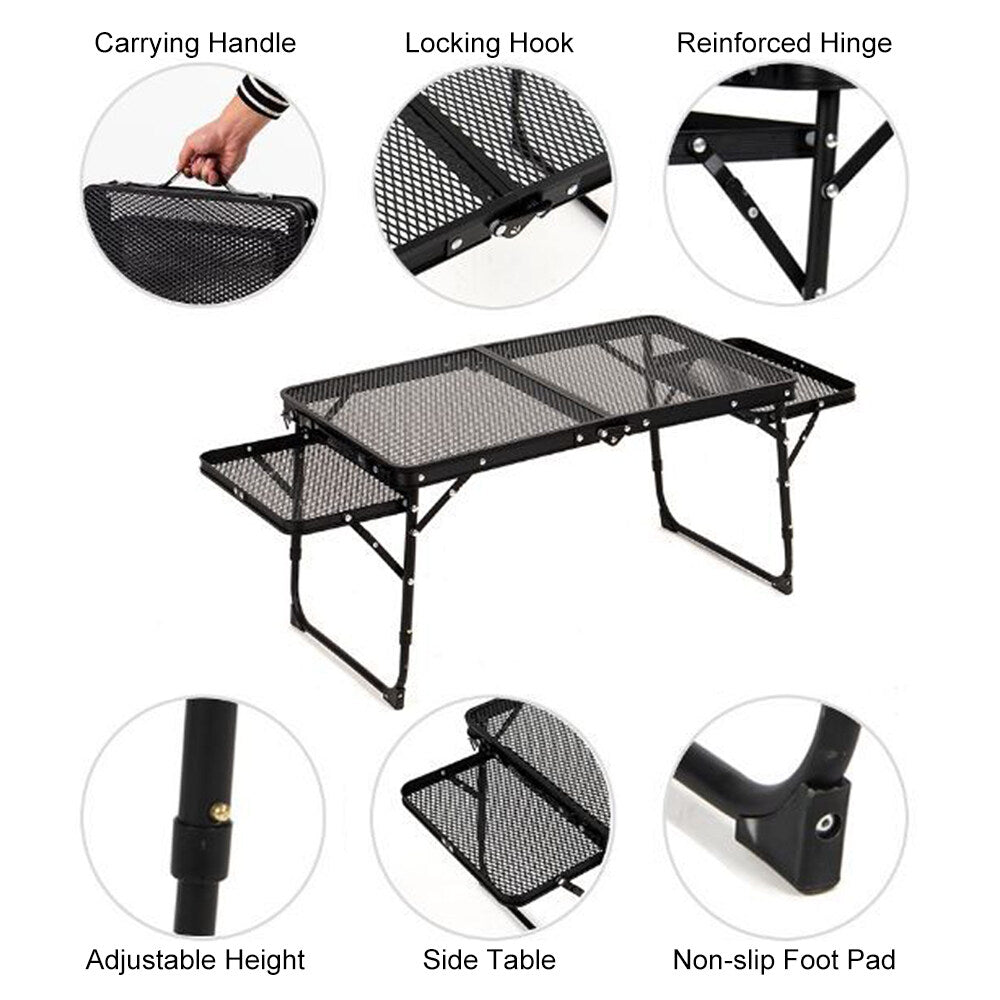 exterior Prep Picnic Station Table Folding Lixada Table Cooking Food Camping
