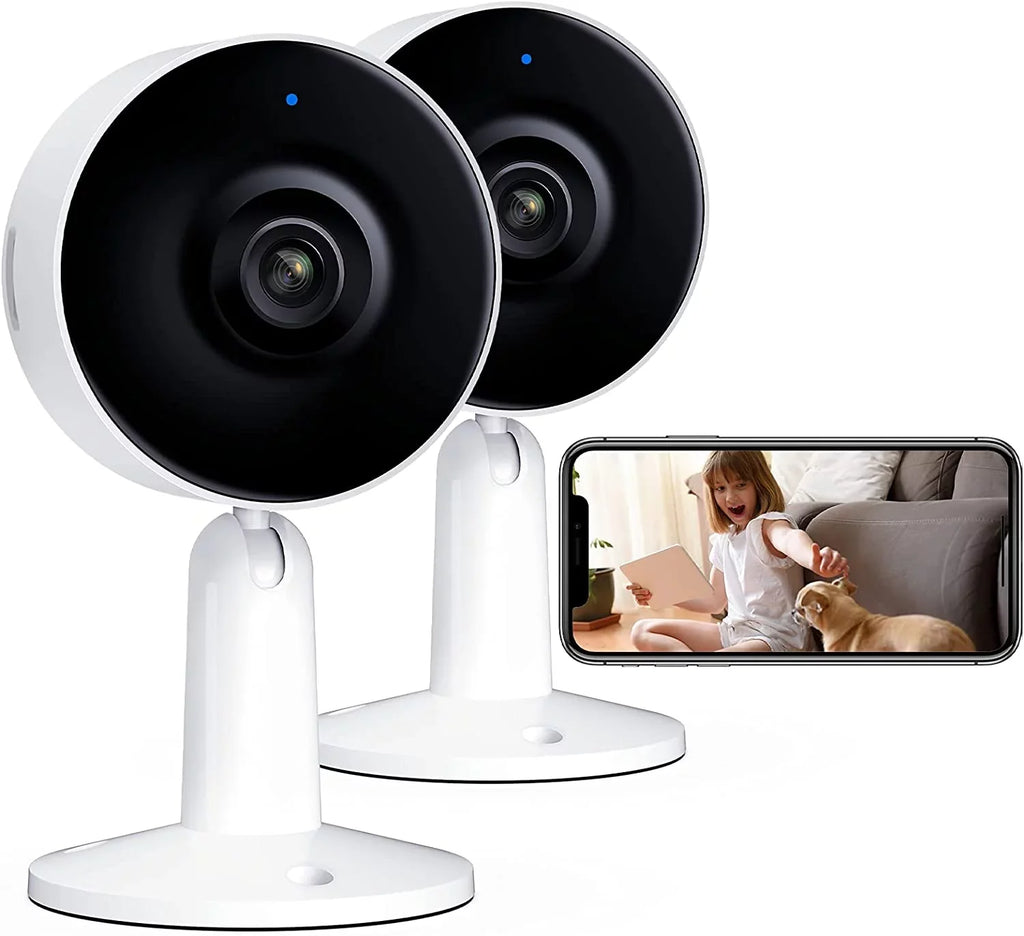 1080p Surveillance Indoor Home (2-Pack) , Camera and 2-Way Camera HD Phone Audio Arenti Vision APP Security IN1 Night Wifi