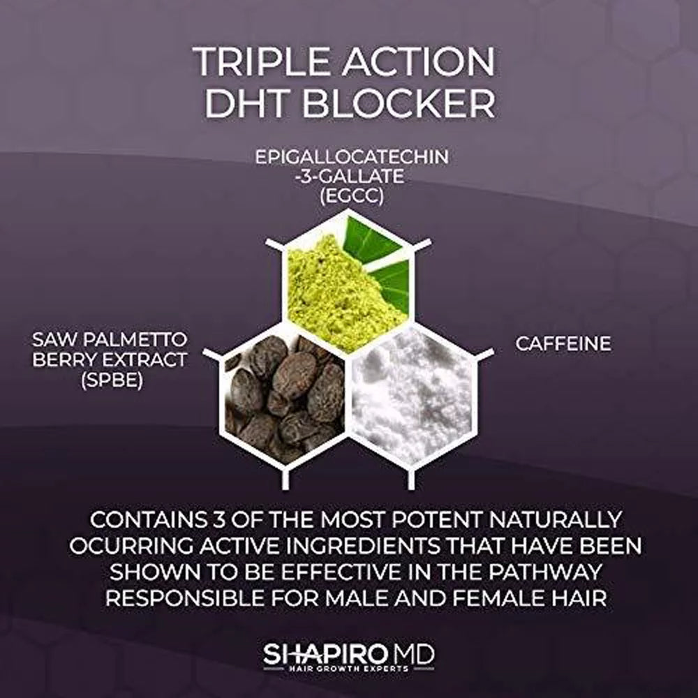 Fighting MD DHT Hair, Hair Month) Vegan 8 Loss ounce Shapiro for Shampoo, Formula Thinning (1