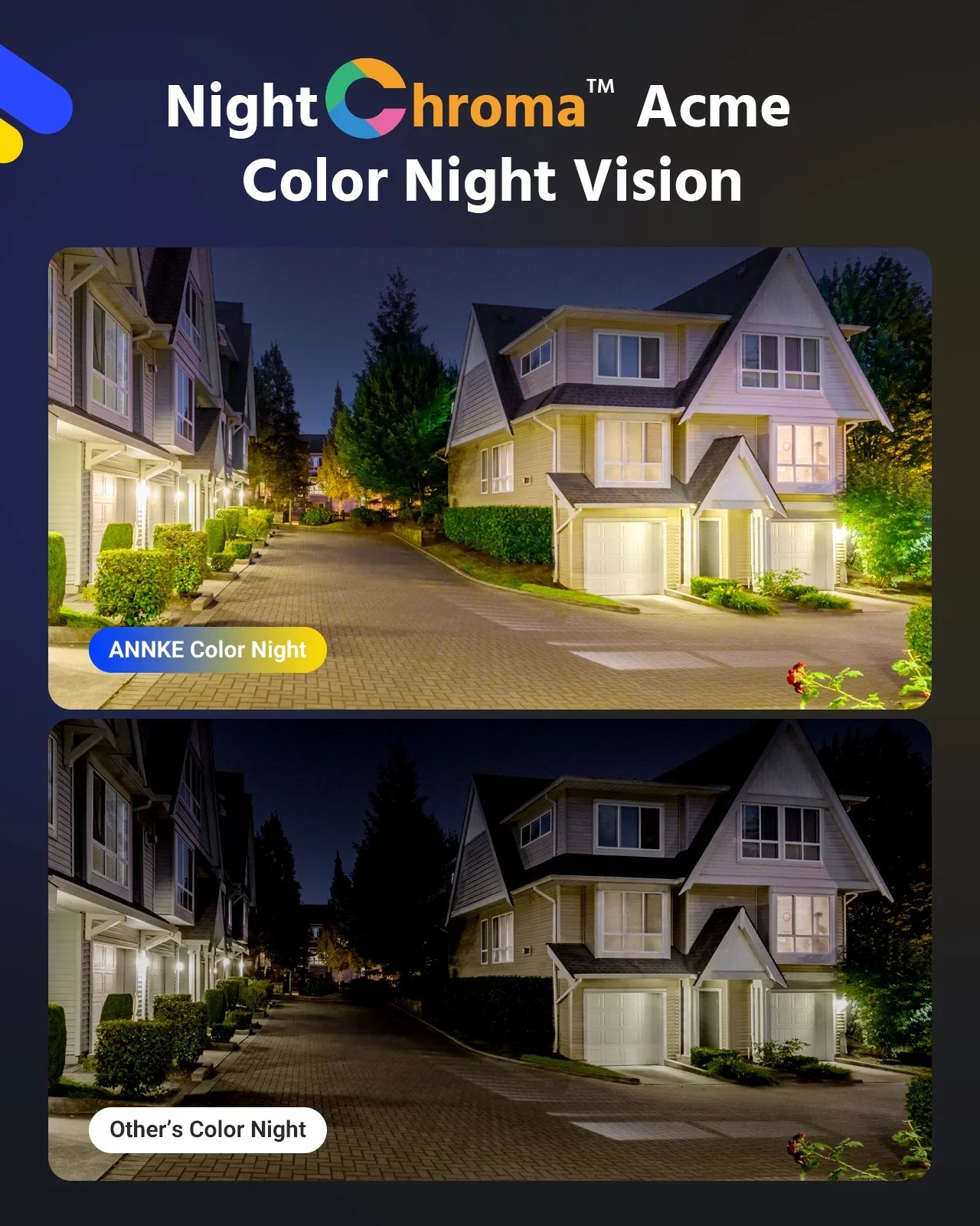 Ultra Night Human IP 4K Full Poe Vehicle Security Color Camera ANNKE True Supplement HD Light Detection with Vision