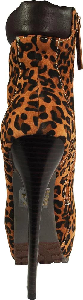 Boots Breckelles Leopard 39221-6.5B(M)US Blazer-11 Women
