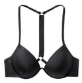 Push NWT dimension Secret Black Top Up Shine Swim Fabulous 34DDD Strap Bikini Victoria's