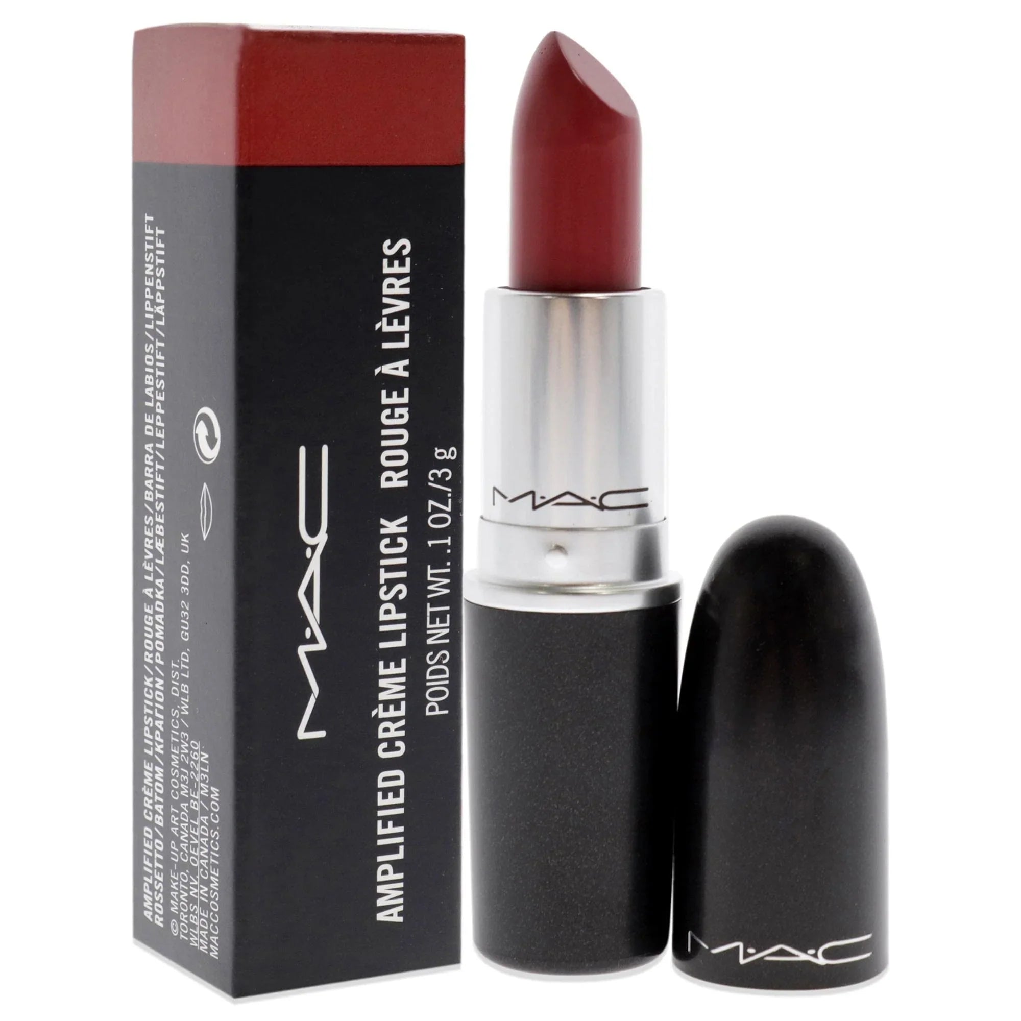 Brick Amplified Lipstick - 0.1 O Creme Lipstick Women La Mac Oz