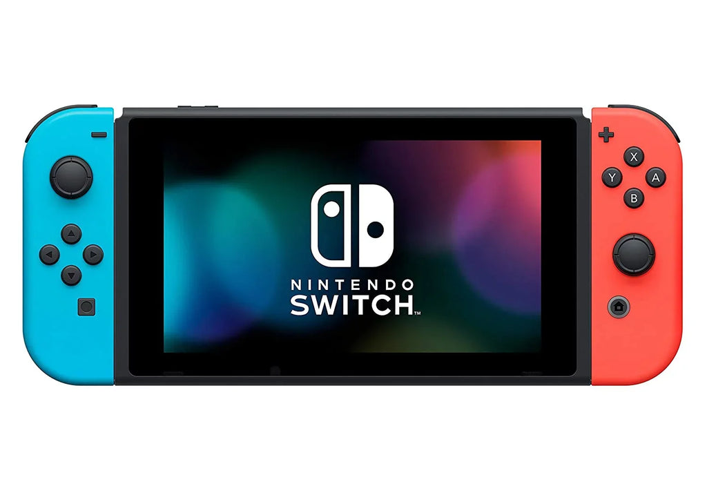 Nintendo of Switch Membership Breath Nintendo Online the Zelda: Wild Red Mario Neon Switch /The Blue Bundle: of 32GB 8 Deluxe Nintendo and Switch Console and with Joy-Con, Months Legend 3 Kart
