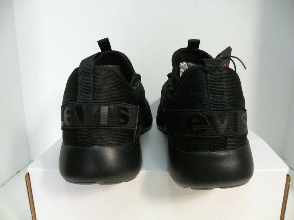 NEW BLACK dimension SPORTS LEVIS SHOES ATHLETIC LOW TRAINERS COMFORT SNEAKERS 12 MEN