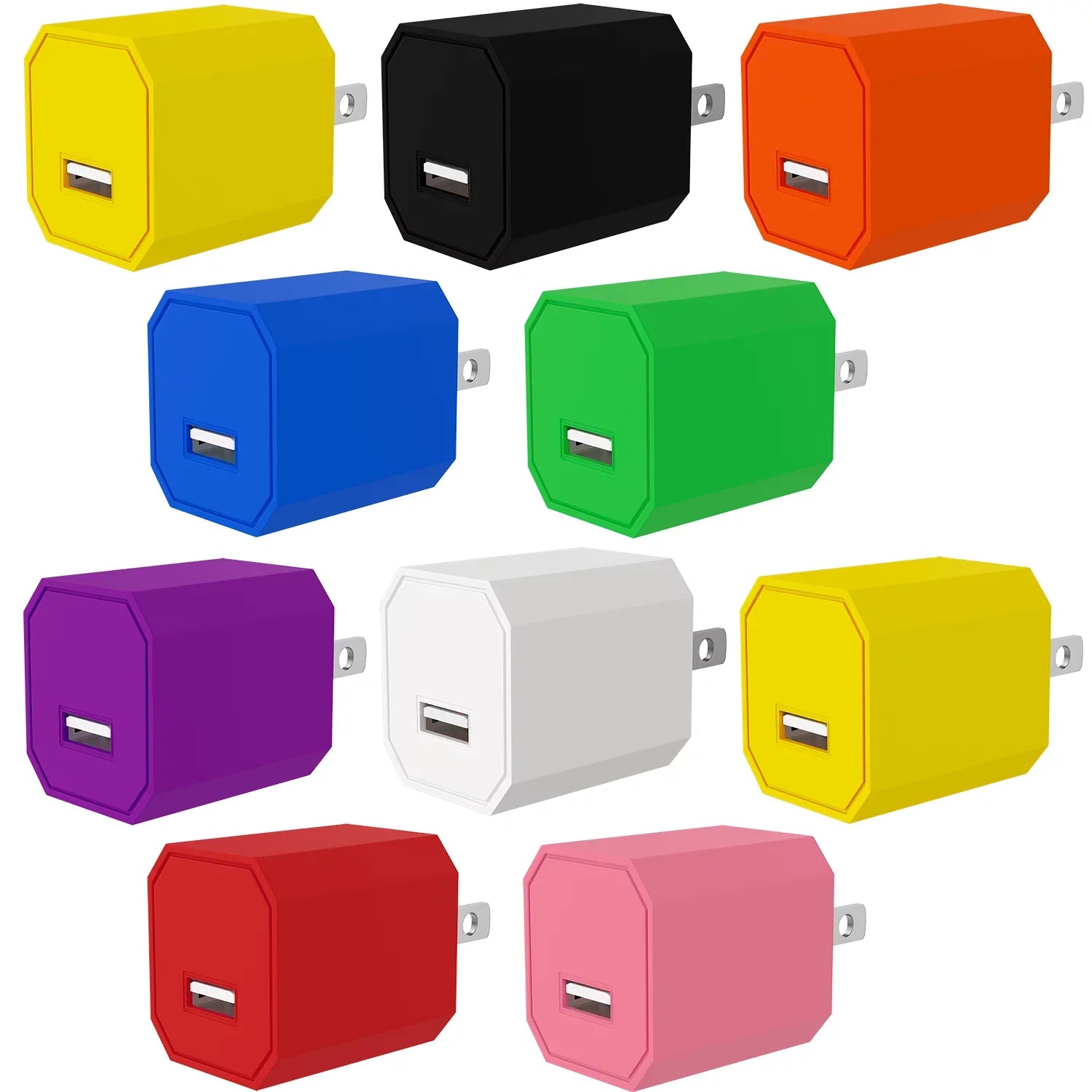 ACE 10 with Compatible for Pack Smartphone,Cell & 5V 1A(1000mA) Kids, Power Wall Charger Phone Senior Adapter
