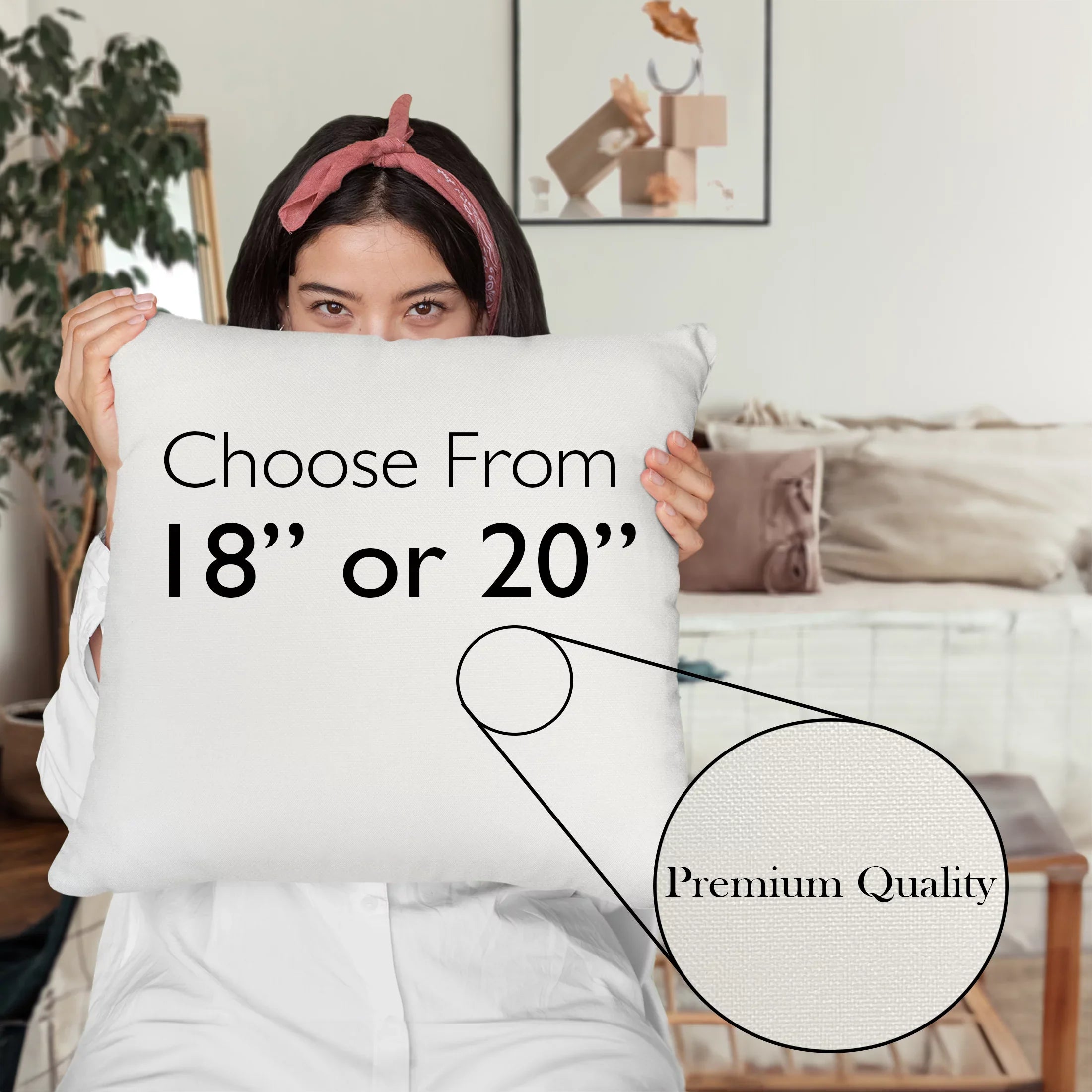 & Beauty or IN Makeup 20X20 Beauty - Cosmetologist, Lovers, w/ Merch Makeup Design Cover, Palette, Pillow Gift White Pink Brush Is Themed Business My for for Artist Lipstick Eyeshadow