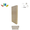 Key Hooks Mount Box Wall Cabinet 100 Organizer Beige Lock EQCOTWEA Key
