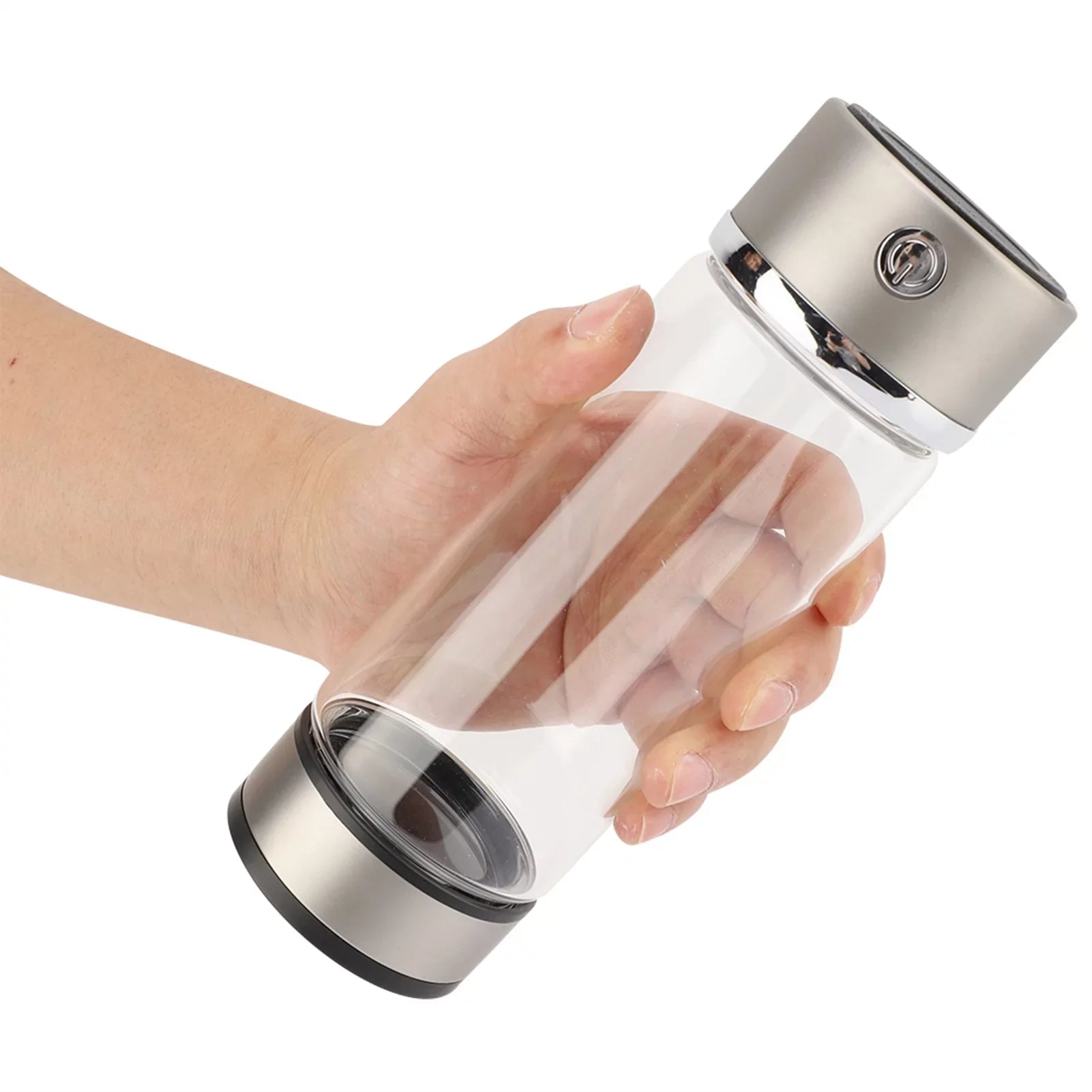 Dekaim Filter Bottle, Rich Hydrogen Charging Purifier Lonizer Hydrogen Bottle USB Glass Cup liquid Portable