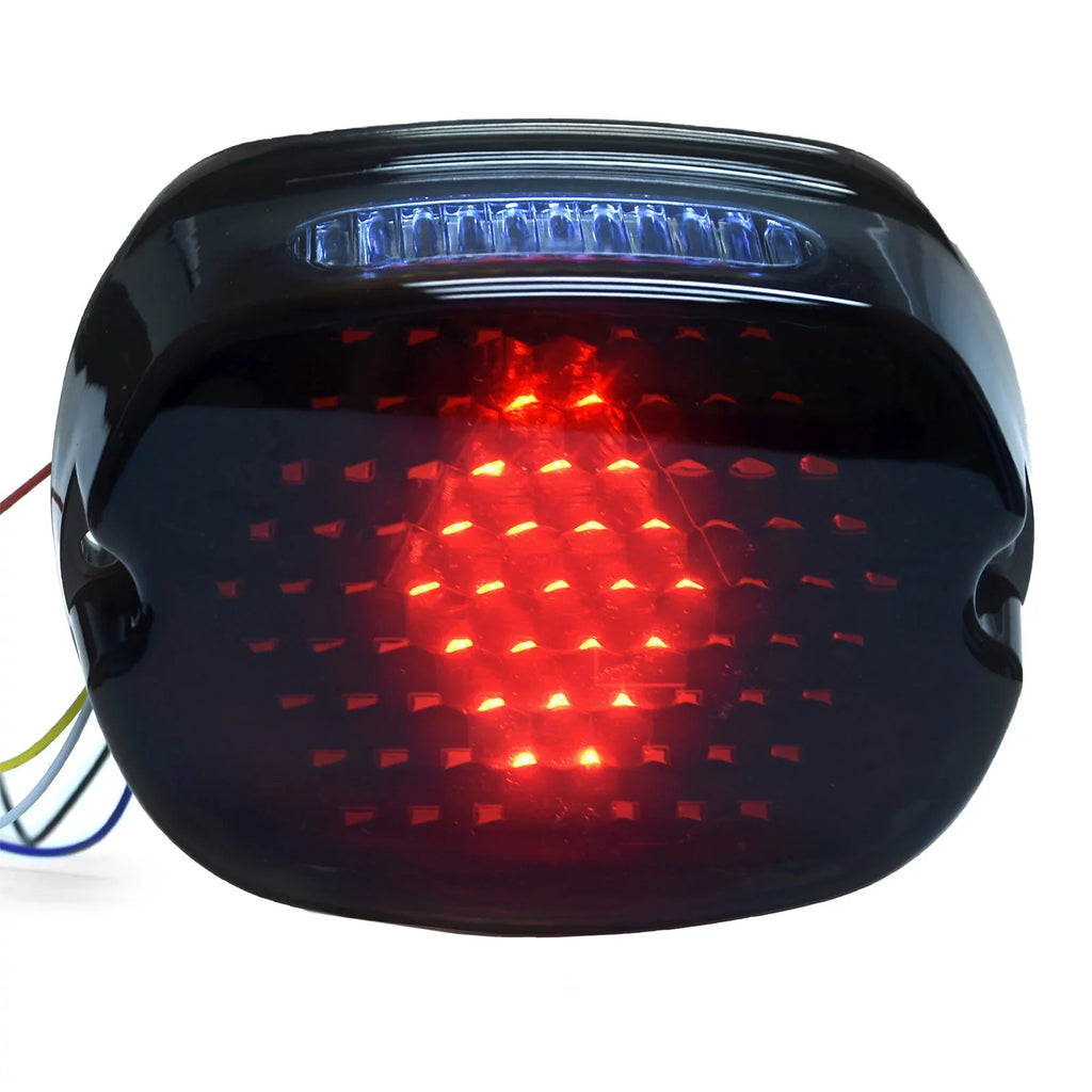 Profile Light Ultra Tail Brake Electra Most FLHTCU Classic Fits LED 6-1/4" 1999, Round Krator Running Turn Low Davidson Compatible with Smoke Light Signals Glide Light - Harley 2007-2014 Headlights