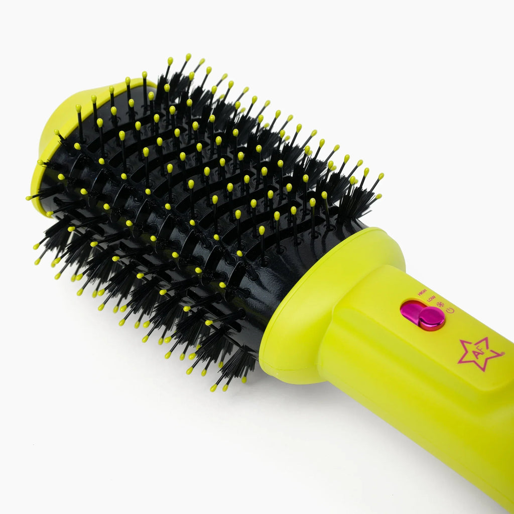 Ion, Styler, Temp Brush, Brush, Collection, Hot Round 4 Volumizing Hair Yellow Blowout Professional Tool Anti-Frizz Dryer 3 1 Salon California Settings, in grade Negative &