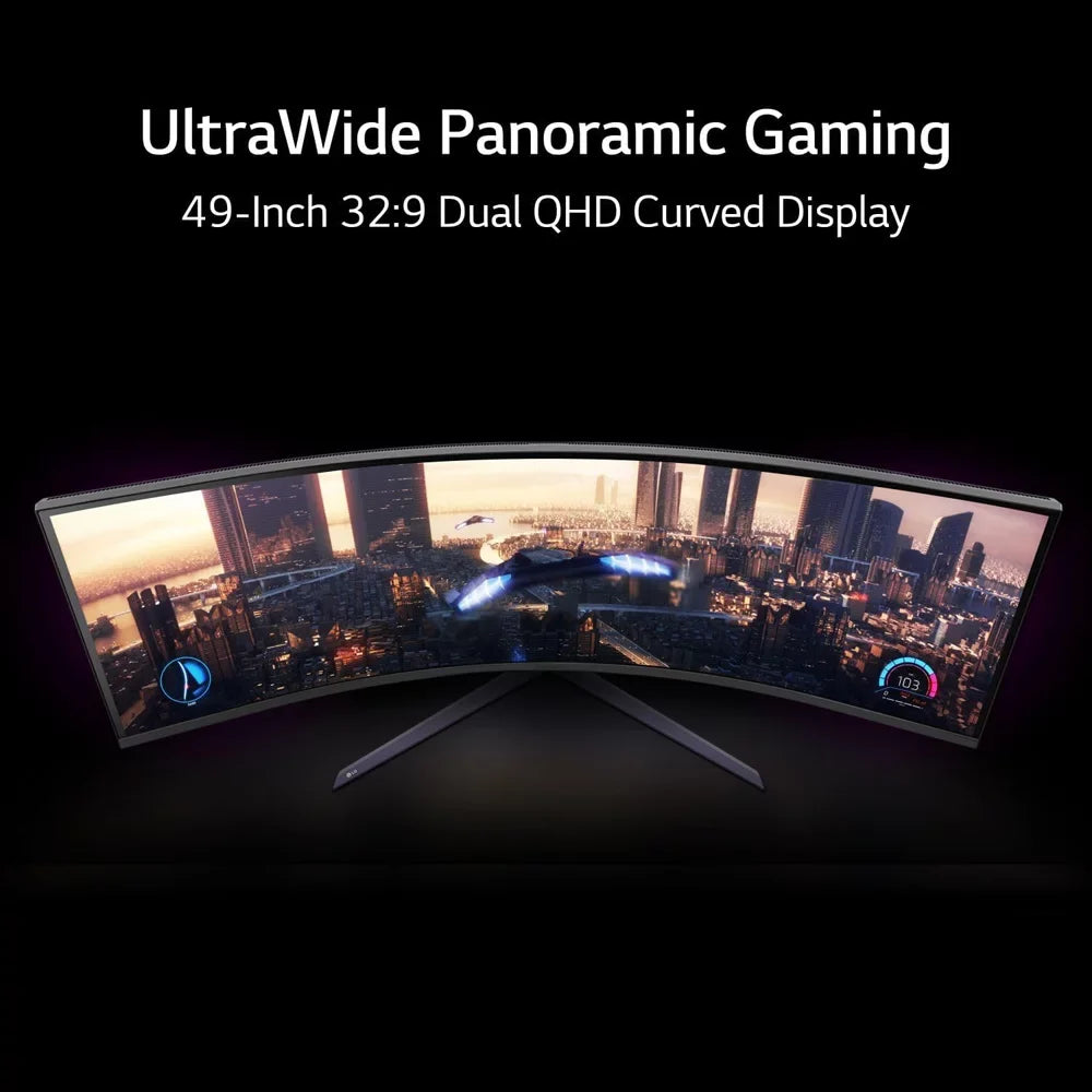 Curved Black LG 1000, with DisplayHDR 240Hz Box Monitor DQHD 1ms Open 49GR85DC-B 49" VESA Ultragear