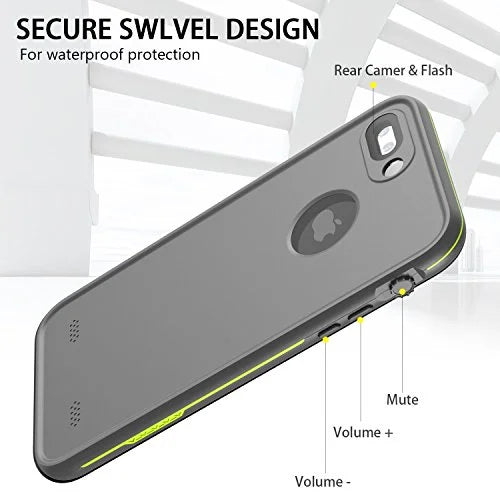 Snowproof & 7 Dirtproof Plus Cover Underwater Case Shockproof 8 Waterproof - iPhone Plus