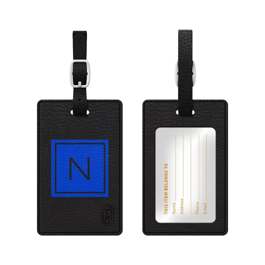 Bag OTM Leather TAGV1BLK-M06M-N Monogram Inversed Marine Centon N Tag Black
