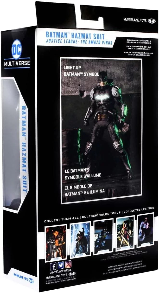 Figure Inch Suit 7 Action Gold DC Batman Label Series Hazmat Multiverse - Comic Exclusive