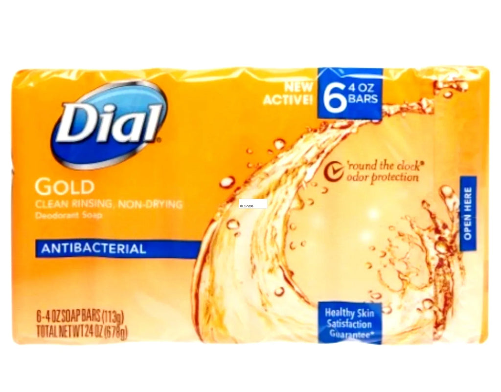 Ounce Pack Bars, Soap Dial Antibacterial 4 of 6 Count - Gold 4