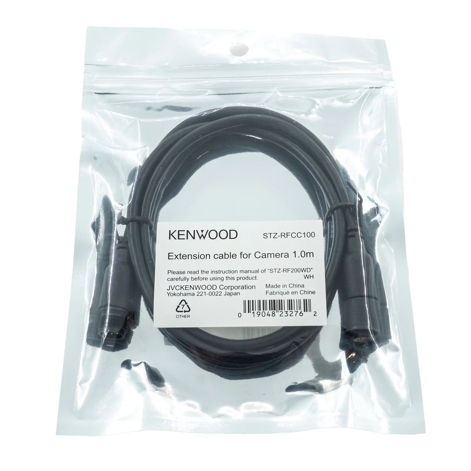 KENWOOD Cable KENWOOD (3.2 System Camera Motorsports Front-and-Rear STZ-RFCC100 Action for STZ-RF200WD Camera Extension Ft.)