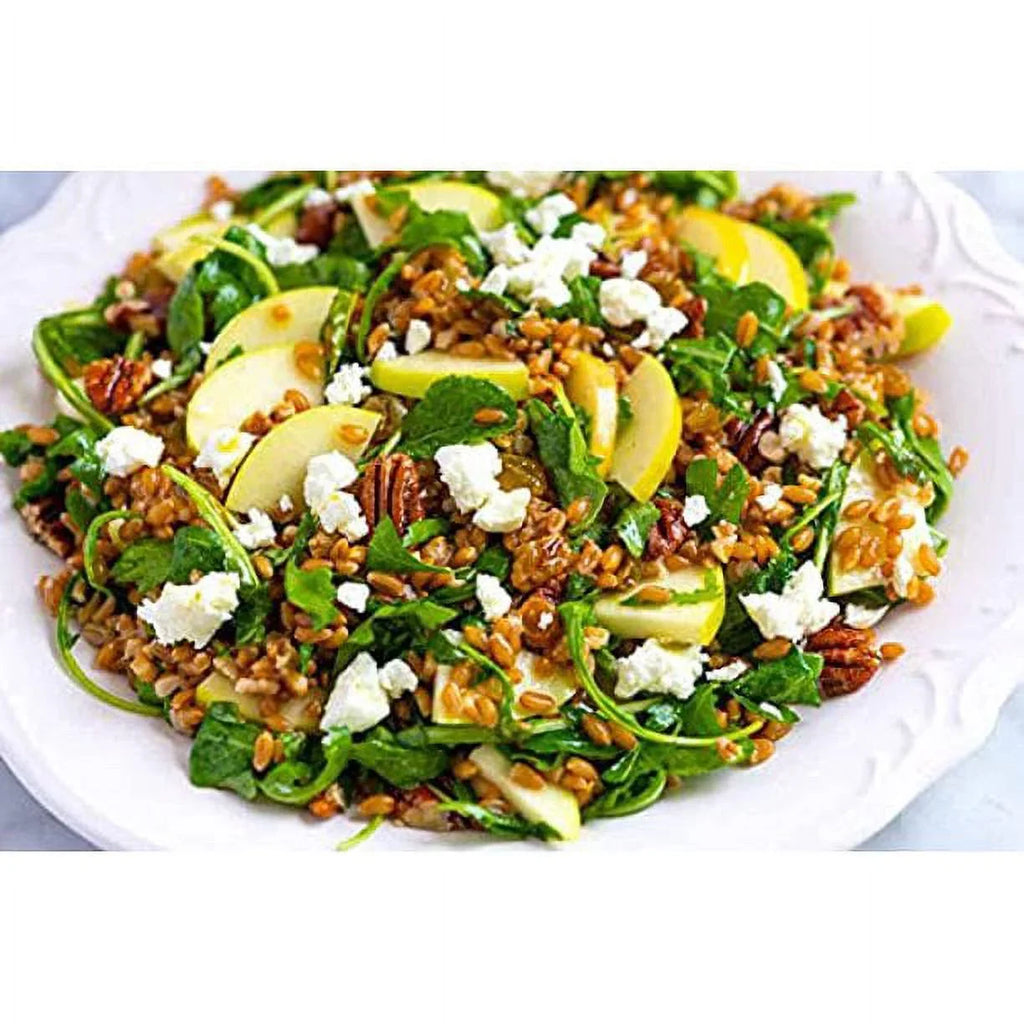 Organic - Pearled Rich, (7LB) Italian Raw, Fiber Vegan, Protein, Farro Kosher Non-GMO, Bulk,