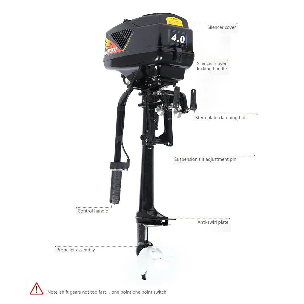 1000W Propeller Boat Engine Fishing HANGKAI Trolling Electric Outboard Motor 48V