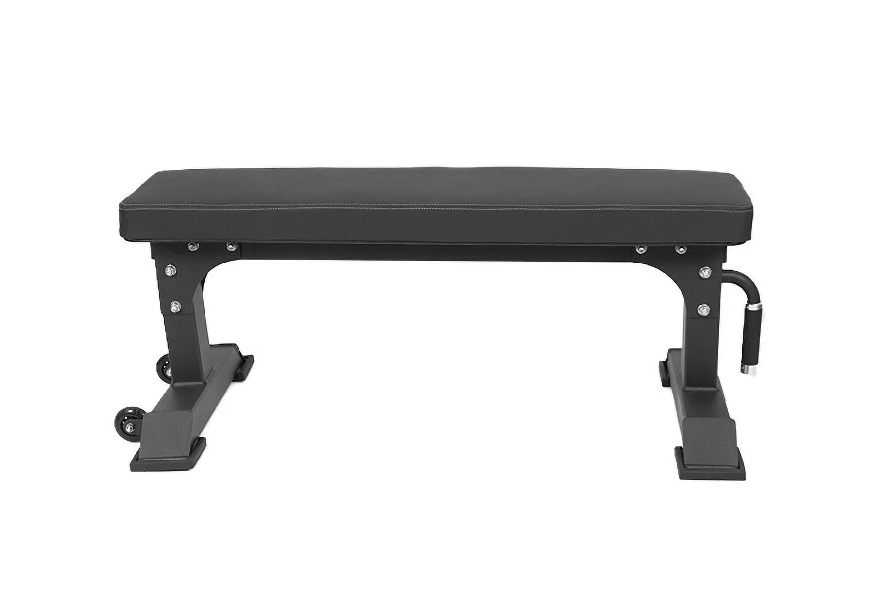 11 Handles Fitness Weight Commercial lb Heavy with Duty Bolt Exercise and 1,000 Fury Gauge Wheels Fitness Bench Steel Flat Capacity