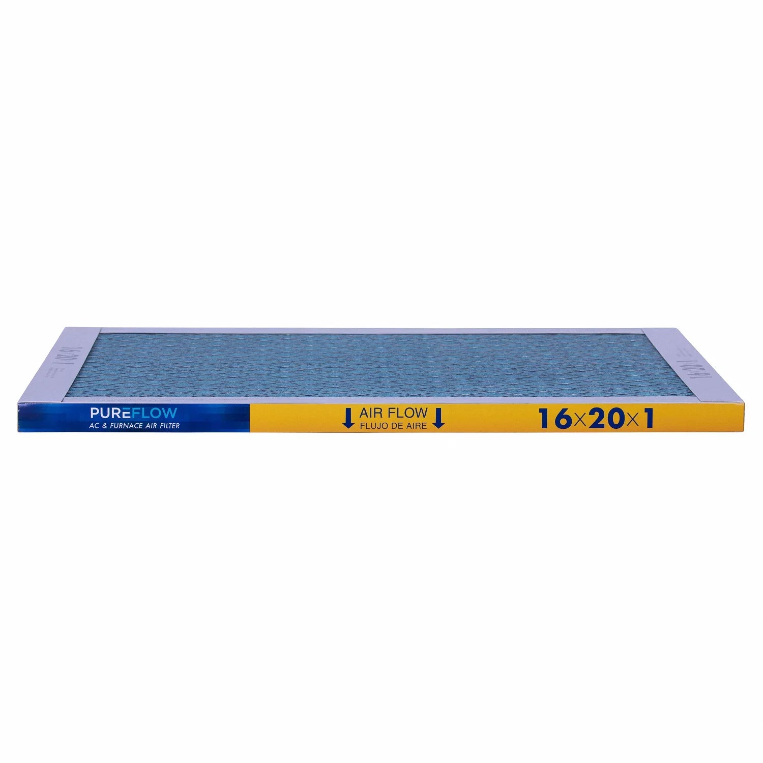 Filtration Technology, of 16x20x1, 4 Filter Air Home Furnace MERV-13 Advanced with Pack-of-2 PureFlow, Layers
