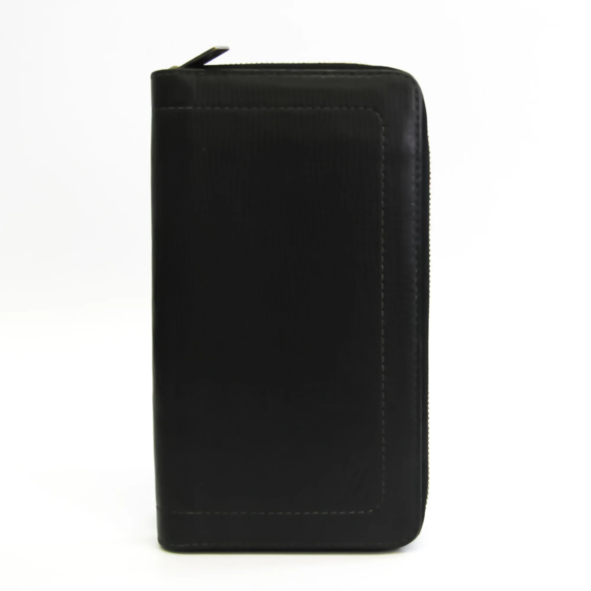 (Good) Zippy Organizer Wallet Utah Leather (bi-fold) M97026 Pre-Owned Basalt Men's Long