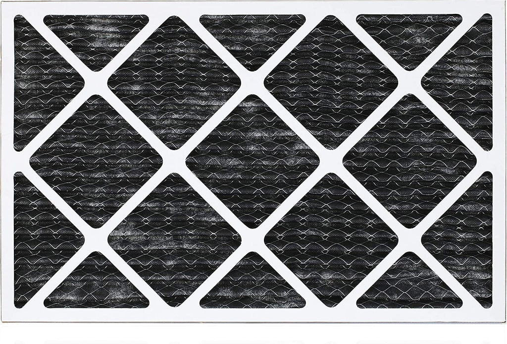 Filterbuy 8 HVAC Furnace (5-Pack) AC Carbon Eliminator Air Odor Pleated Activated MERV 20x30x1 Filters with