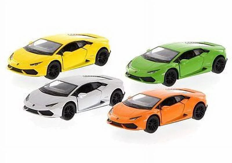 4: Model LP610-4 1:36 of Set Huracan Toy 5" Car Kinsmart Lamborghini Diecast