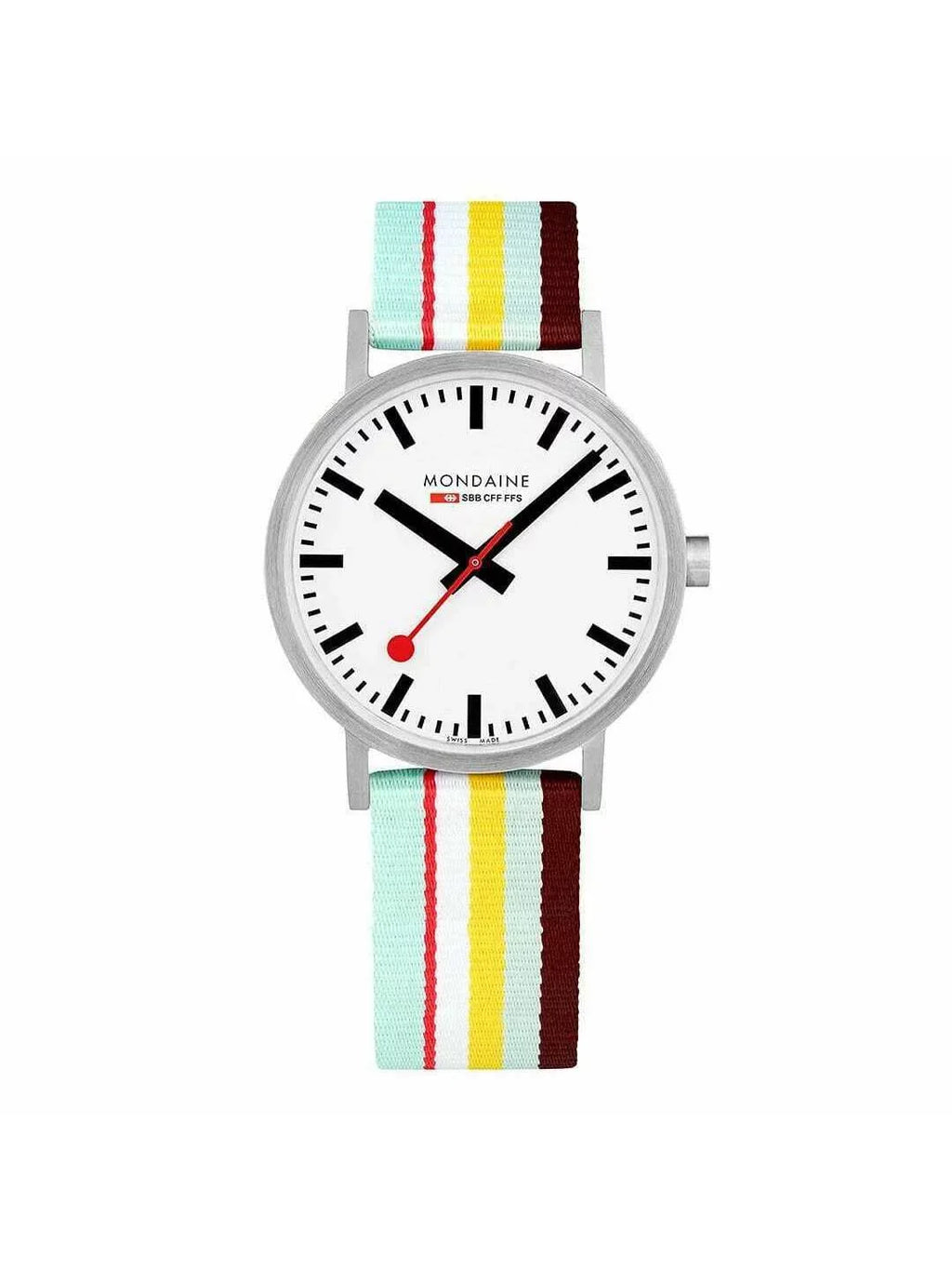 Swiss Watch Railways Ladies White Dial Mondain A660.30360.16SBK 30mm Steel
