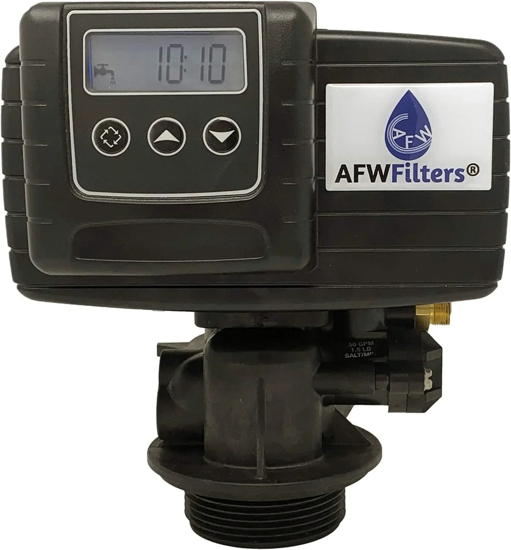 Iron Foot Home MNPT Whole 2 Mesh Pro 64k liquid Fine AFWFilters Softener and 1" with Connection, Plastic Blue Resin, Tanks cubic