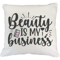 & Beauty or IN Makeup 20X20 Beauty - Cosmetologist, Lovers, w/ Merch Makeup Design Cover, Palette, Pillow Gift White Pink Brush Is Themed Business My for for Artist Lipstick Eyeshadow