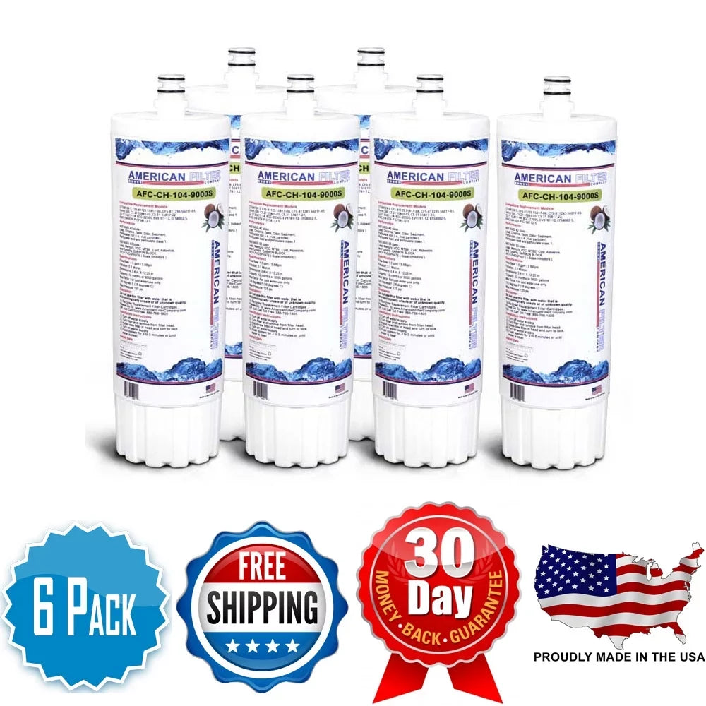 Compatible , Filters U.S.A. liquid - , in - Pack with 6 Made Brand AFC P-124BV 3M®