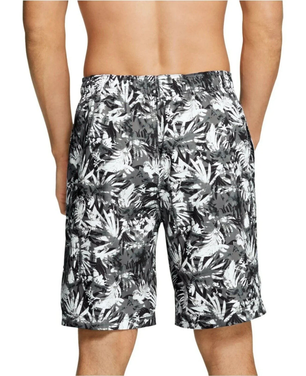 Floral 2-Way Speedo Men's Shorts Black-Sm Gradient 9" Stretch Ombré Board Bondi
