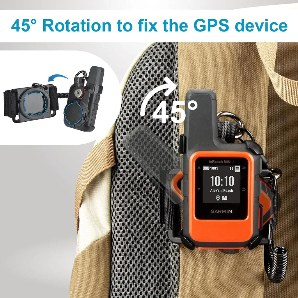 inReach Mini Mini & for Backpack for 2, Tether Backpack Holder Garmin Handheld Tether GPS Mount Garmin