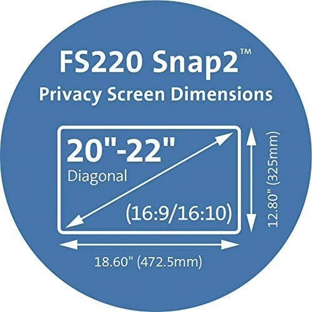 for - 22 K55779WW Screen Filter Snap2 K55779WW Notebook Kensington Widescreen - LCD Privacy