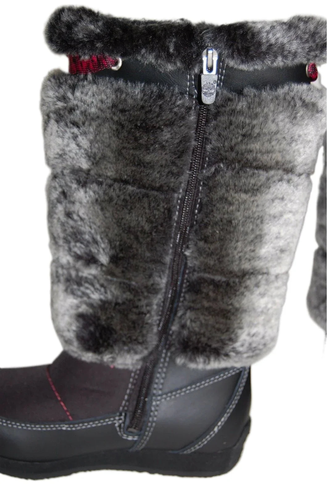 US Medium Black Tall Winterberry Fur Boot 59794 Timberland dimension Preschool Youth 13.5