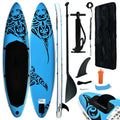Set 120.1"x29.9"x5.9" Carevas Paddleboard Inflatable Blue