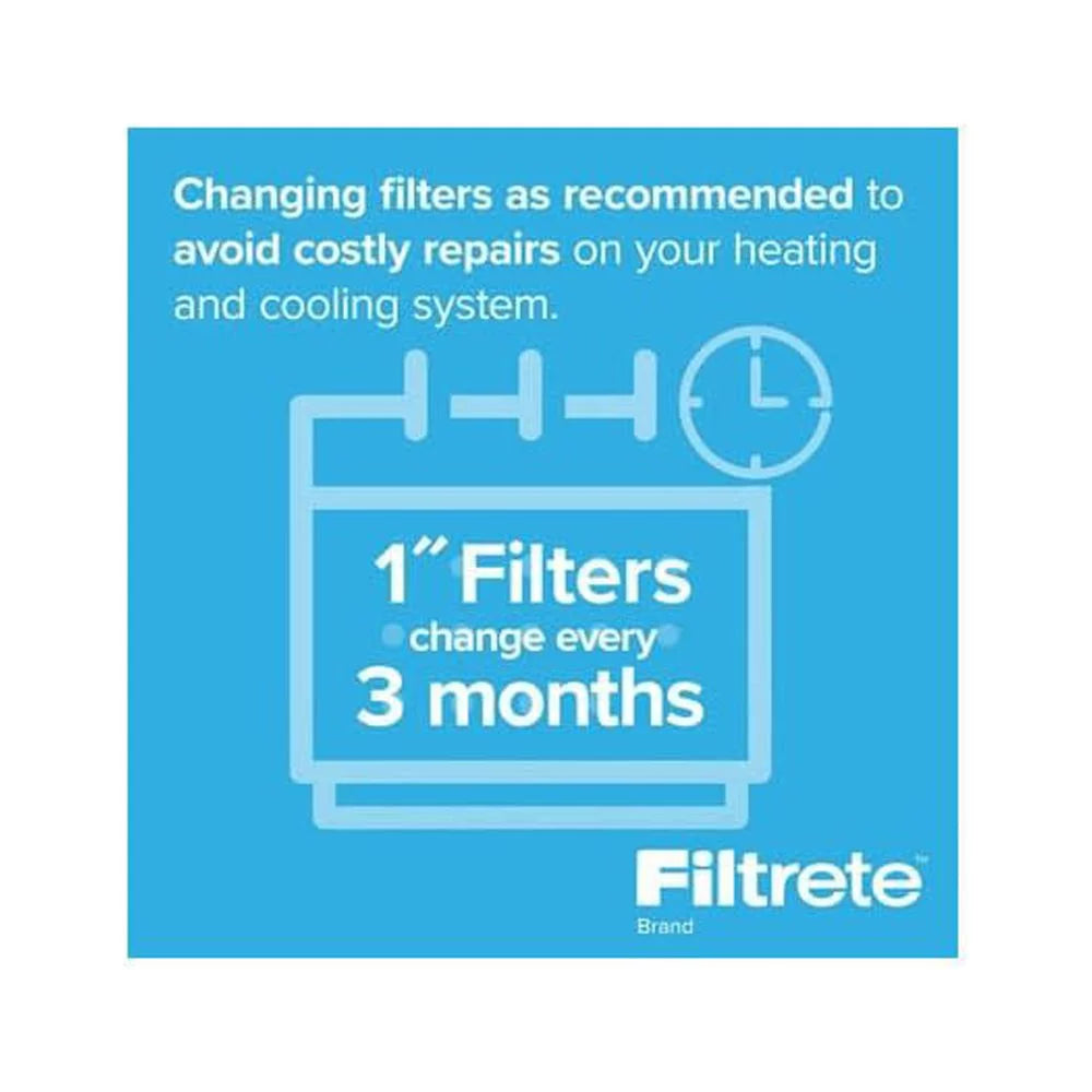 25 1" Bacteria Air Filter Virus 1500 14 X 3M Mpr Filtrete And X 4Pk
