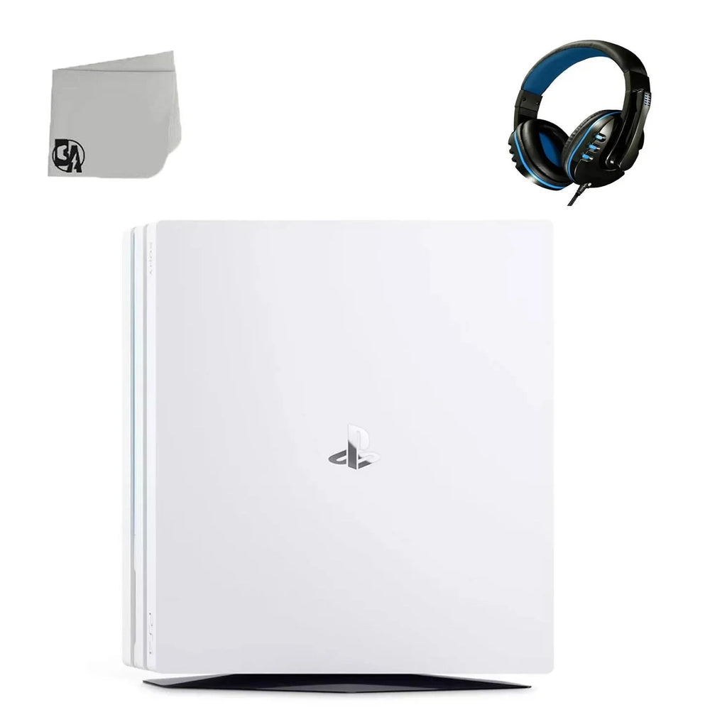 Set with Gaming Bundle White BOLT 4 Head Console Pro Like New Only AXTION 1TB Gaming PlayStation