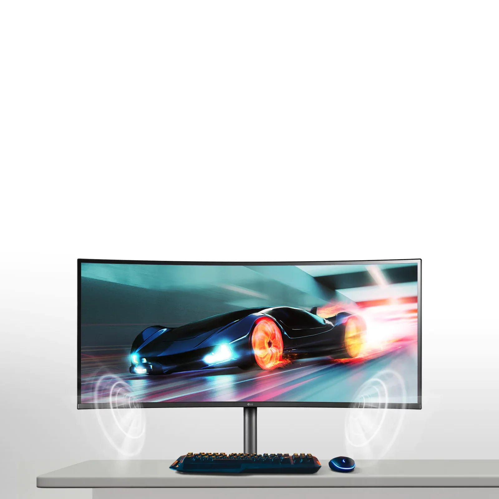 38WQ88C-W UW-QHD+ Screen 21:9 Monitor, LCD Ultrawide LG Class Curved 38"