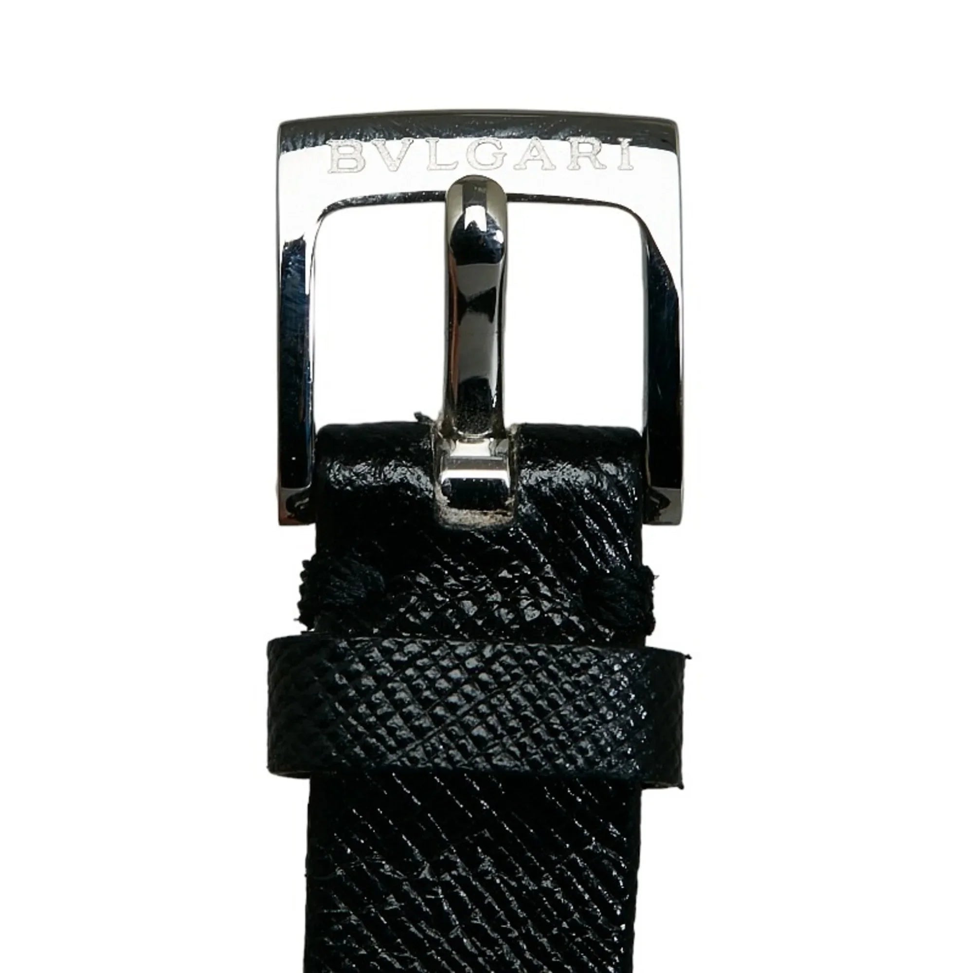 Pre-Owned Quartz BVLGARI Stainless B Ladies Watch Zero Dial BZ23S One Navy (Good) Bvlgari Diamond Shell Steel