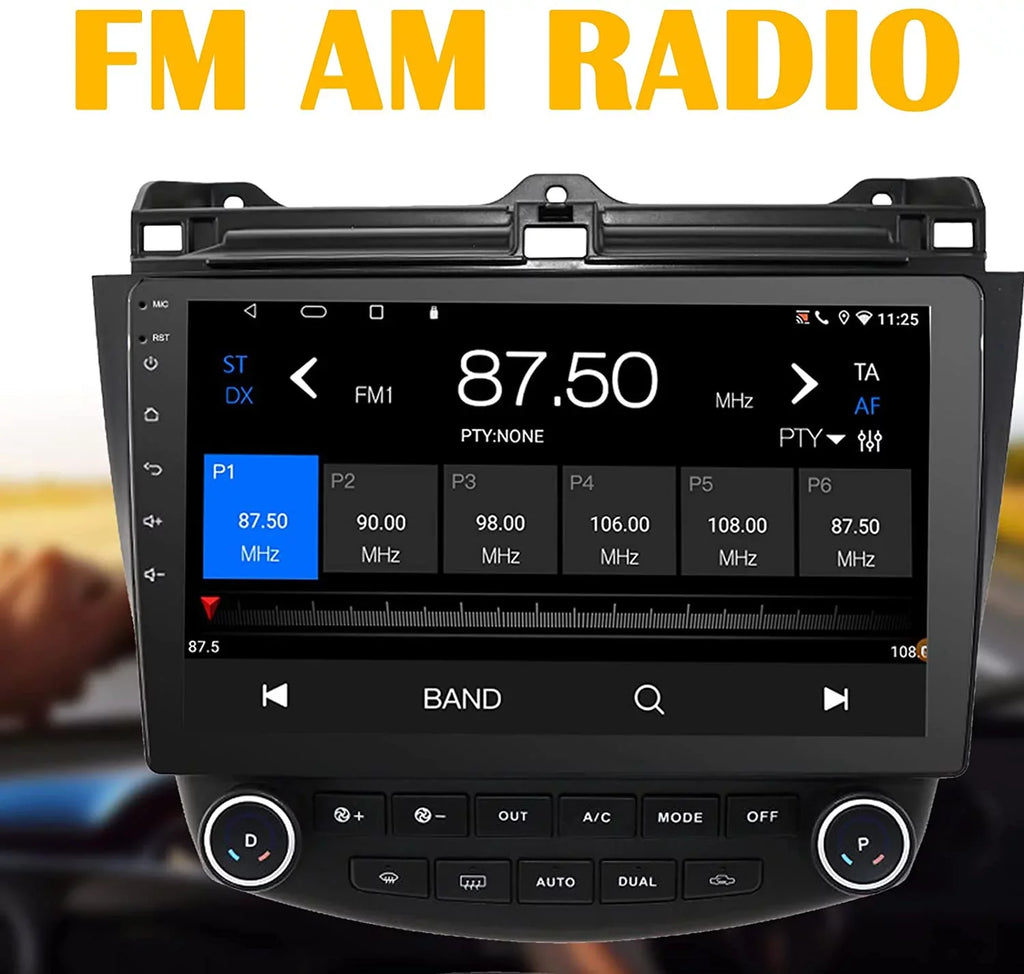 for 10 2006 Binize Auto 2005 2004 Accord Inch 7th Honda 2007 Android10 Car Stereo CarPlay&Android Featuring 2003