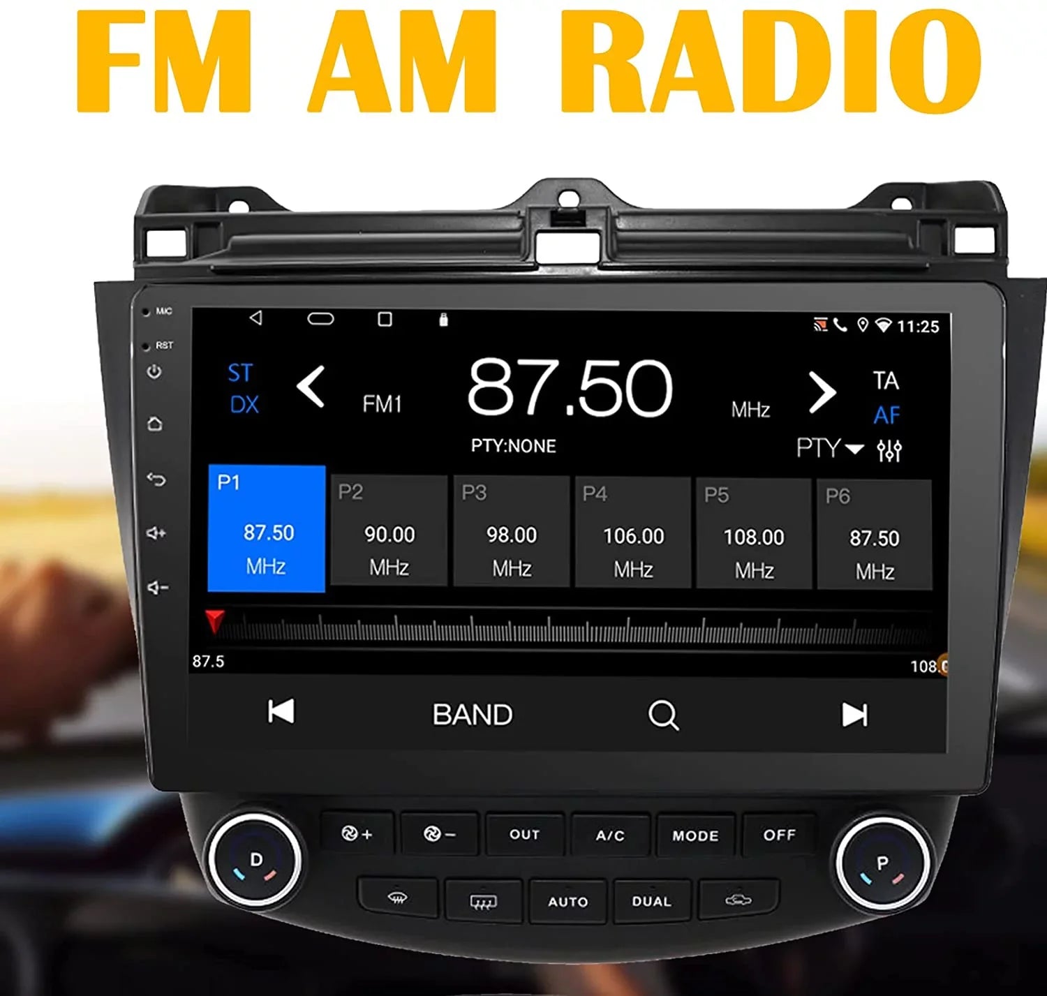 for 10 2006 Binize Auto 2005 2004 Accord Inch 7th Honda 2007 Android10 Car Stereo CarPlay&Android Featuring 2003
