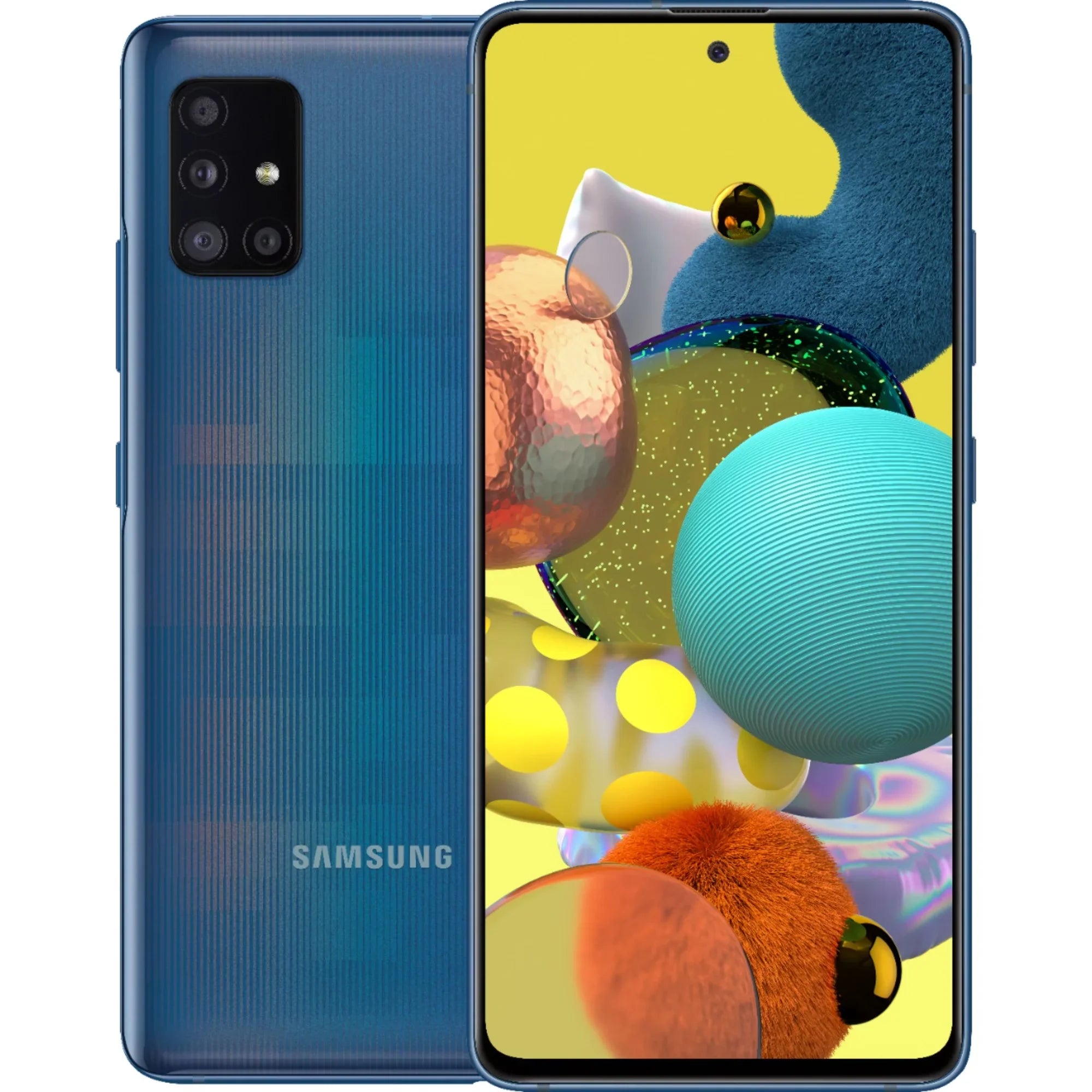 A516V Prism Condition) 128GB A51 Android 5G Galaxy Great Smartphone Bricks Verizon (Used - UW Blue