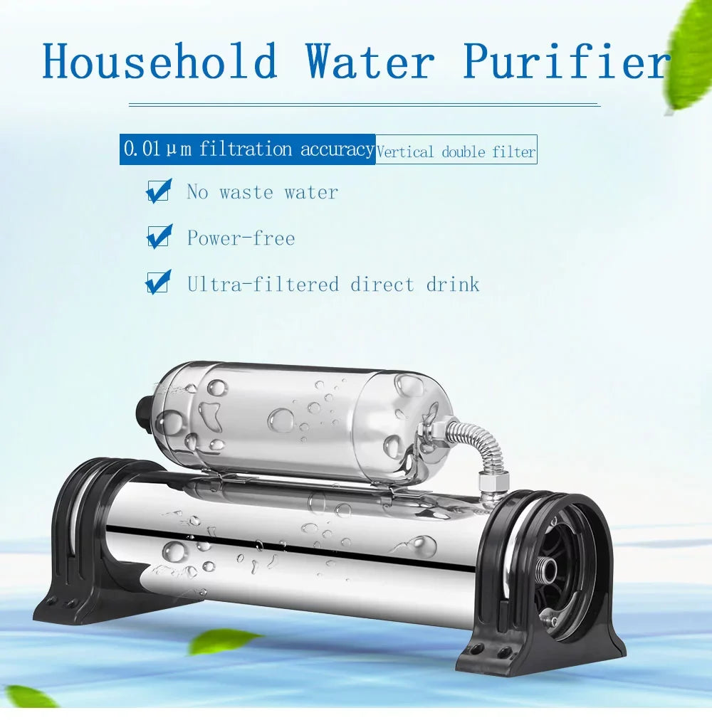 INTSUPERMAI liquid Formula Stainless Filter 1000L/H Steel Purification liquid Household Parent-child