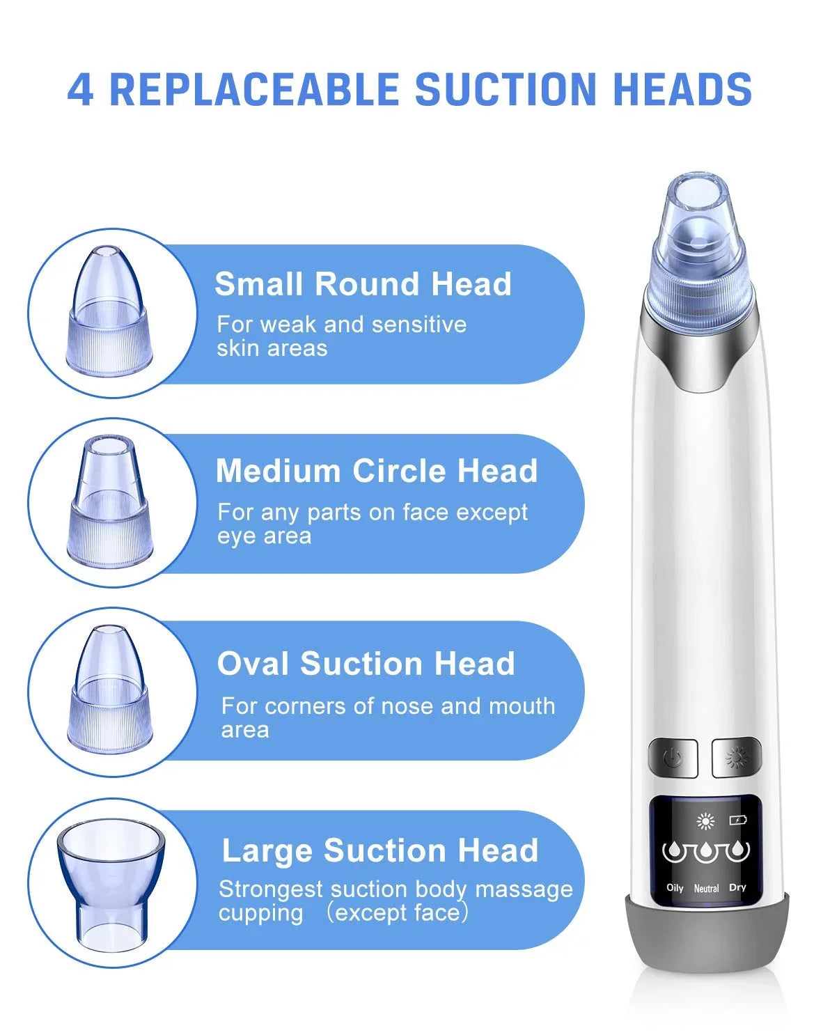 Vacuum Electric Remover Women Pore Sucker Nose Pore Blackhead Blackhead Remover Suction Vacuum Rechargeable Pore for Face Blackhead kit Men Facial Face Ansten USB Cleaner Pimple Cleaner