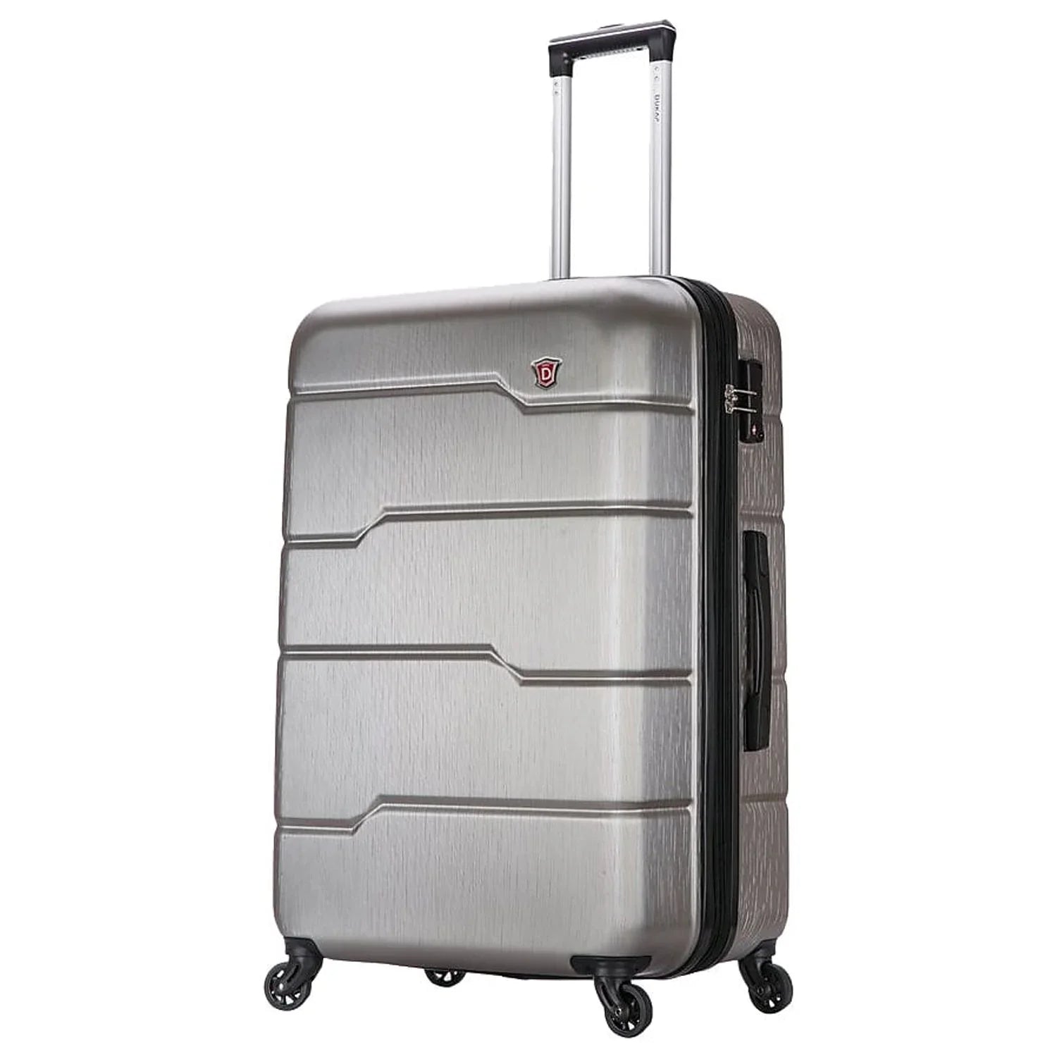 Spinner 4-Wheel (DKROD00L-COA) Large Plastic RODEZ DUKAP Luggage Silver