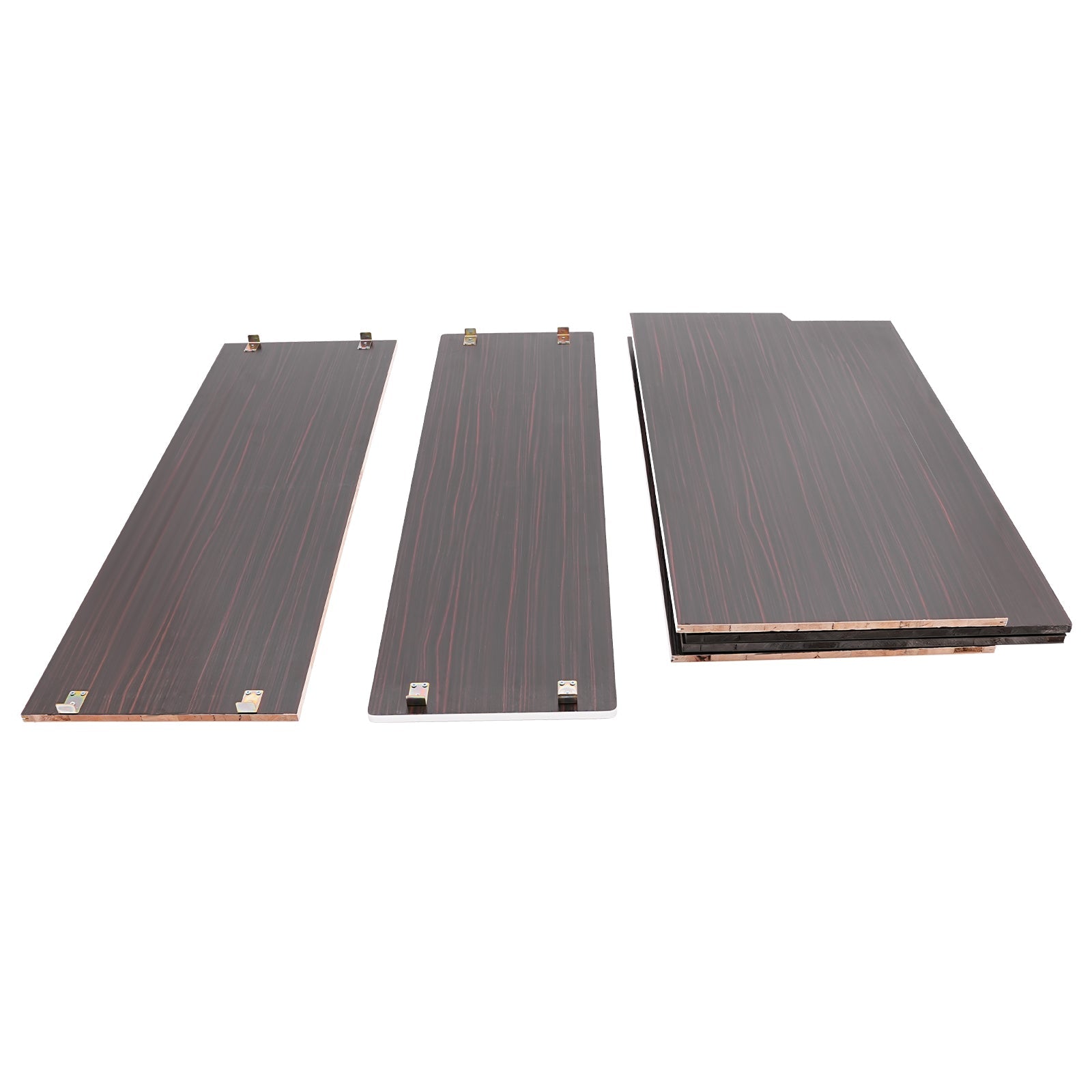 Event Edging Cabinet 19.5x47.75x42.75in Foldable Portable Brown with bar Aluminum Black TOOL1SHOoo